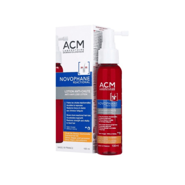 ACM Novophane Reactional Anti-Hair Loss Lotion 100ml — Caduta dei capelli ACM Novophane Reactional Anti-Hair Loss Lotion 100ml — Caduta dei capelli