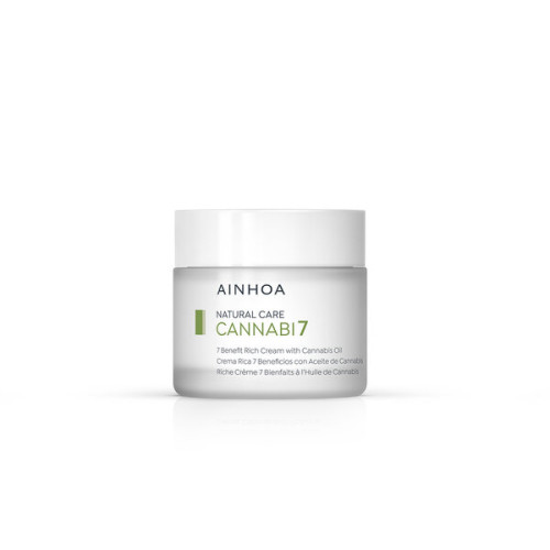 Ainhoa Cannabi7 7 Benefit Rich Cream with Cannabis Oil 50ml — Feuchtigkeitsarme Haut Ainhoa Cannabi7 7 Benefit Rich Cream with Cannabis Oil 50ml — Feuchtigkeitsarme Haut