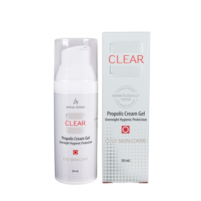 Anna Lotan Clear Propolis Cream Gel Overnight Hygenic Protection 50ml — Чутлива шкіра Anna Lotan Clear Propolis Cream Gel Overnight Hygenic Protection 50ml — Чутлива шкіра