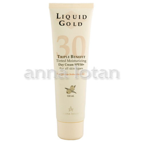 Anna Lotan Liquid Gold Tinted Moisturizer SPF30 100 ml — Pelle disidratata