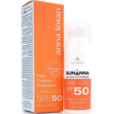 Anna Lotan SunAnna Daily Outdoor Protection UVA/AVB SPF50 (50ml) — Обличчя Anna Lotan SunAnna Daily Outdoor Protection UVA/AVB SPF50 (50ml) — Обличчя