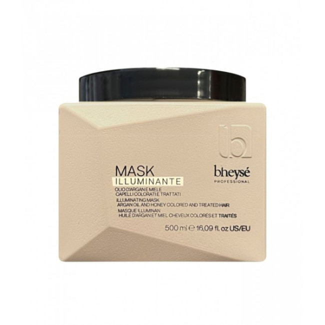 Bheyse Illuminating Hair Mask with Argan Oil and Honey for Colored and Treated Hair 500ml — Maskid Bheyse Illuminating Hair Mask with Argan Oil and Honey for Colored and Treated Hair 500ml — Maskid