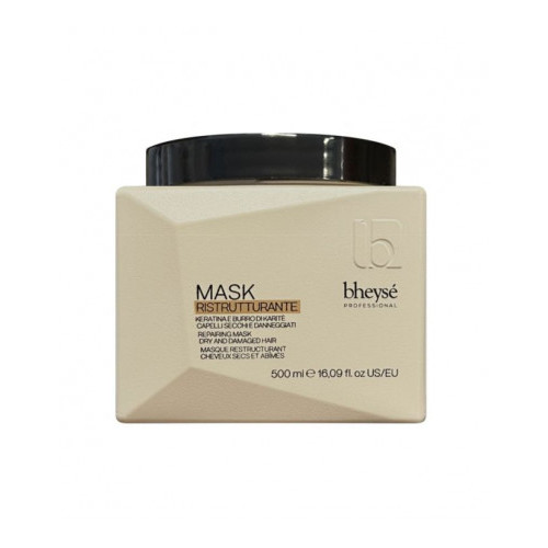 Bheyse Restructuring Repairing Hair Mask with Keratin and Shea Butter for Dry and Damaged Hair 500ml — Maskid Bheyse Restructuring Repairing Hair Mask with Keratin and Shea Butter for Dry and Damaged Hair 500ml — Maskid