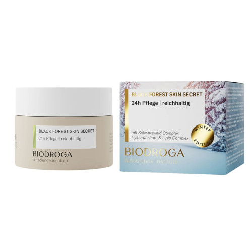 Biodroga Bioscience BLACK FOREST SKIN SECRET Winter Edition 24h Rich Care 50ml — Tagescremes Biodroga Bioscience BLACK FOREST SKIN SECRET Winter Edition 24h Rich Care 50ml — Tagescremes