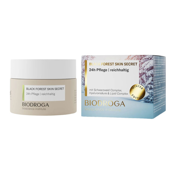 Biodroga Bioscience BLACK FOREST SKIN SECRET Winter Edition 24h Rich Care 50ml — Tagescremes Biodroga Bioscience BLACK FOREST SKIN SECRET Winter Edition 24h Rich Care 50ml — Tagescremes