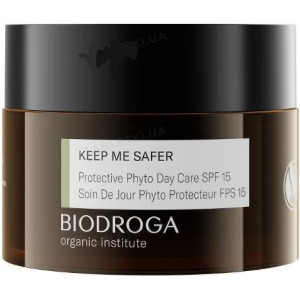 Biodroga Organic Keep Me Safer Protective Phyto Day Care SPF15 (50ml) — Зневоднена шкіра