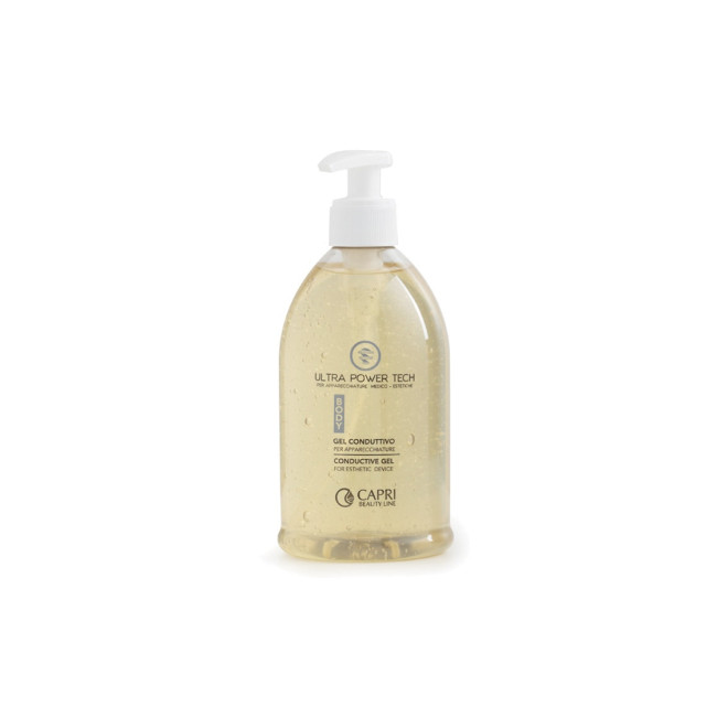 Capri Beauty Line Ultra Power Tech Conductive Gel for Electro Esthetic Device 500ml — Behandlung Capri Beauty Line Ultra Power Tech Conductive Gel for Electro Esthetic Device 500ml — Behandlung