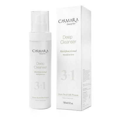 Casmara Deep Cleanser Multifunctional 3in1 Green Tea & Silk Protein — Reinigung Casmara Deep Cleanser Multifunctional 3in1 Green Tea & Silk Protein — Reinigung