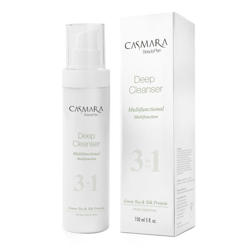 Casmara Deep Cleanser Multifunctional 3in1 Green Tea & Silk Protein|クレンジング Casmara Deep Cleanser Multifunctional 3in1 Green Tea & Silk Protein|クレンジング