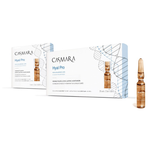 Casmara Hyal Pro Wrinkle Filler and Long-Lasting Moisturizer Ampoules — Fiale Casmara Hyal Pro Wrinkle Filler and Long-Lasting Moisturizer Ampoules — Fiale