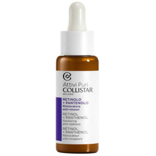 Collistar Attivi Puri Retinol + Panthenol Renewing Anti-Redness Drops 30ml — Serum Collistar Attivi Puri Retinol + Panthenol Renewing Anti-Redness Drops 30ml — Serum