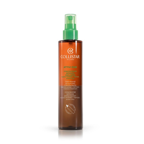 Collistar Attivi Puri Two-Phase Sculpting Concentrate MARINE ALGAE + PEPTIDES 200ml — Tselluliidivastane ja vormiv hooldus Collistar Attivi Puri Two-Phase Sculpting Concentrate MARINE ALGAE + PEPTIDES 200ml — Tselluliidivastane ja vormiv hooldus