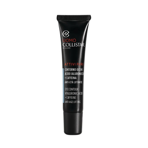 Collistar Uomo Attivi Puri Hyaluronic Acid + Caffeine Eye Contour 15ml — Догляд за очима та губами Collistar Uomo Attivi Puri Hyaluronic Acid + Caffeine Eye Contour 15ml — Догляд за очима та губами