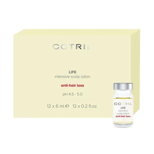 Cotril Life Anti-Hair Loss Scalp Lotion 12x6ml — Caduta dei capelli Cotril Life Anti-Hair Loss Scalp Lotion 12x6ml — Caduta dei capelli