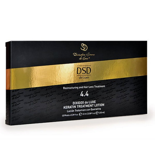 DSD de Luxe Anti-Hairloss Dixidox de Luxe Restructuring Keratin Treatment Lotion 4.4 (10x10ml) — Caduta dei capelli DSD de Luxe Anti-Hairloss Dixidox de Luxe Restructuring Keratin Treatment Lotion 4.4 (10x10ml) — Caduta dei capelli