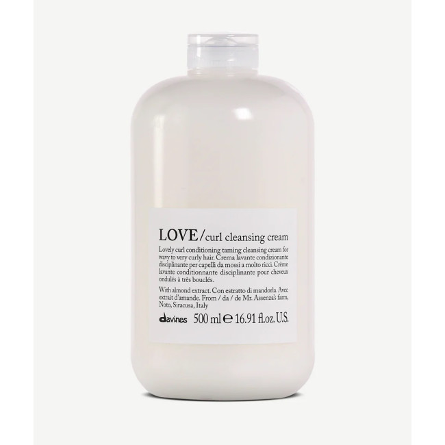 Davines LOVE Curl Cleansing Cream for Wavy and Curly Hair 500ml — Shampoo
