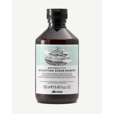 Davines NaturalTech Detoxifying Scrub Shampoo 250ml|シャンプー Davines NaturalTech Detoxifying Scrub Shampoo 250ml|シャンプー