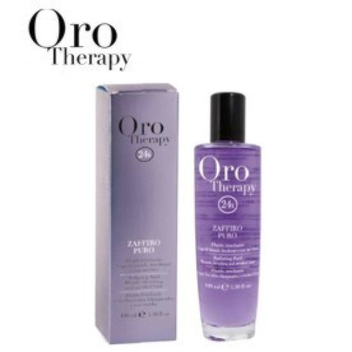 Fanola Oro Therapy 24k Argan Oil Sapphire for Blonde Hair 100ml — Trattamenti Fanola Oro Therapy 24k Argan Oil Sapphire for Blonde Hair 100ml — Trattamenti