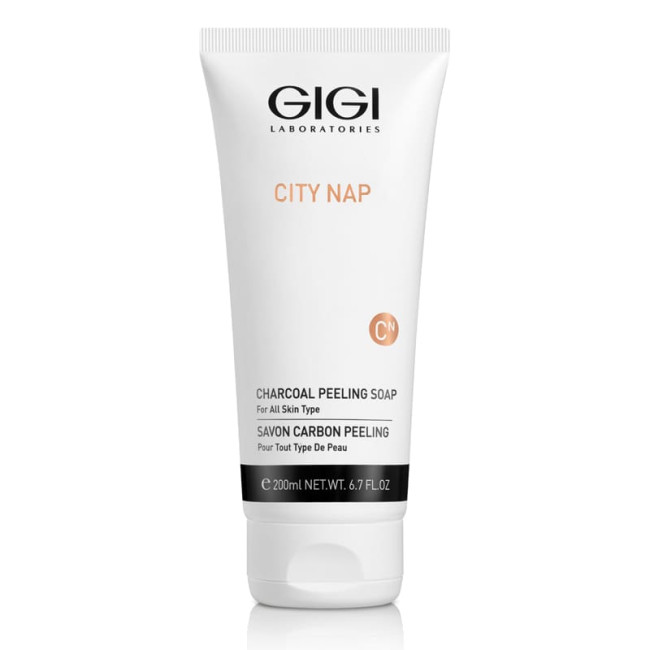 GIGI City NAP Charcoal Peeling Soap 200ml — Detersione GIGI City NAP Charcoal Peeling Soap 200ml — Detersione