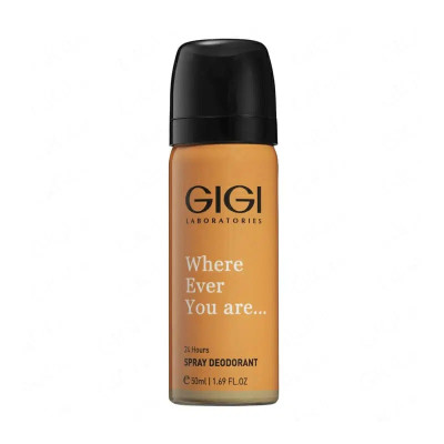 GiGi Where Ever You Are 24 Hours Deodorant spray 50ml — Deodorandid GiGi Where Ever You Are 24 Hours Deodorant spray 50ml — Deodorandid