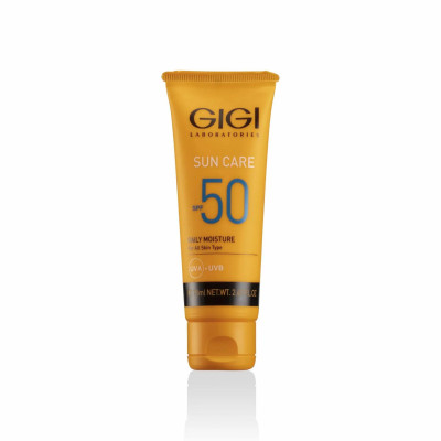 GiGi Sun Care Daily Moisture SPF 50 UVA/UVB For all skin types 75ml — Feuchtigkeitsarme Haut GiGi Sun Care Daily Moisture SPF 50 UVA/UVB For all skin types 75ml — Feuchtigkeitsarme Haut