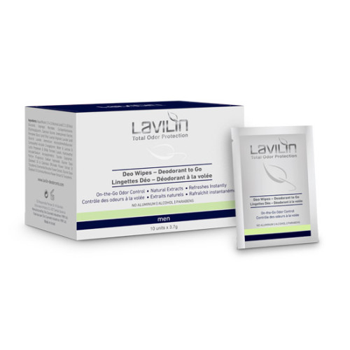 Hlavin Lavilin Men Deo Wipes - Deodorant to Go 10x3.7g — Deodorandid Hlavin Lavilin Men Deo Wipes - Deodorant to Go 10x3.7g — Deodorandid