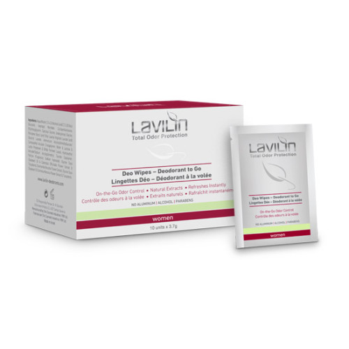 Hlavin Lavilin Women Deo Wipes - Deodorant to Go 10x3.7g — Deodoranti