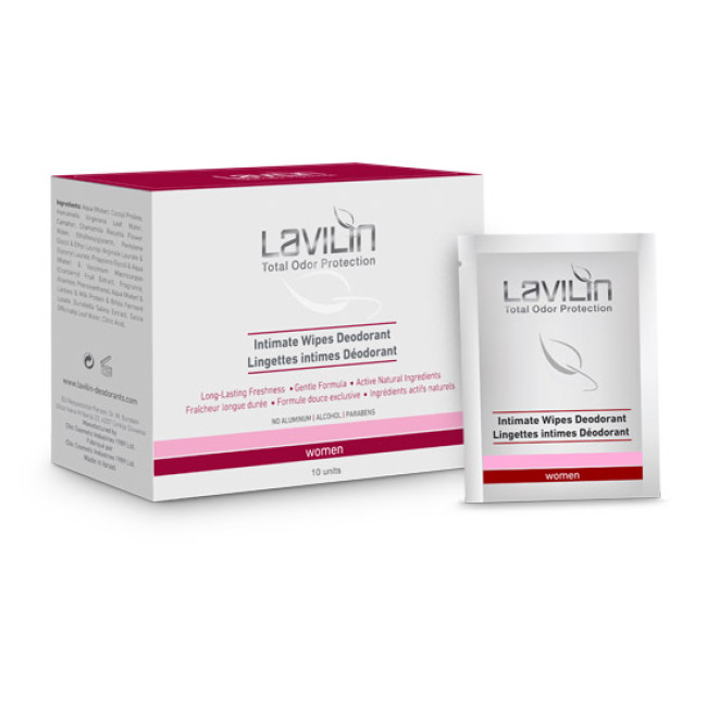 Hlavin Lavilin Women Intimate Wipes Deodorant 10x3.7g — Deodorants Hlavin Lavilin Women Intimate Wipes Deodorant 10x3.7g — Deodorants