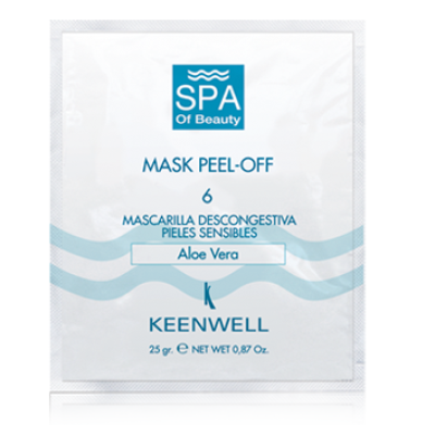 Keenwell SPA of Beauty 6 Peel-Off Decongestant Mask Aloe Vera for Sensitive Skin — Маски Keenwell SPA of Beauty 6 Peel-Off Decongestant Mask Aloe Vera for Sensitive Skin — Маски