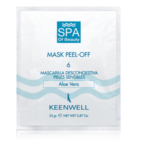 Keenwell SPA of Beauty 6 Peel-Off Decongestant Mask Aloe Vera for Sensitive Skin Keenwell SPA of Beauty 6 Peel-Off Decongestant Mask Aloe Vera for Sensitive Skin