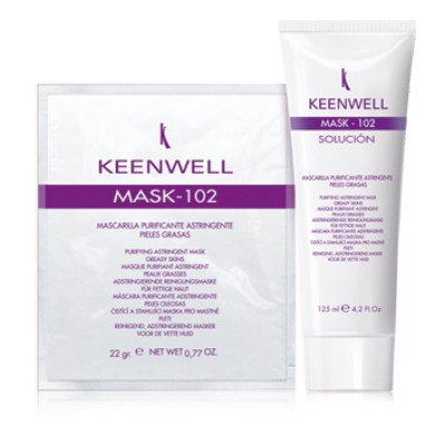 Keenwell Mask 102 Astringent Purifying Face Mask for Greasy Skin — Maschere Keenwell Mask 102 Astringent Purifying Face Mask for Greasy Skin — Maschere