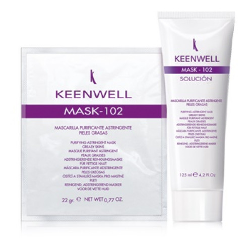 Keenwell Mask 102 Astringent Purifying Face Mask for Greasy Skin — Maskid Keenwell Mask 102 Astringent Purifying Face Mask for Greasy Skin — Maskid