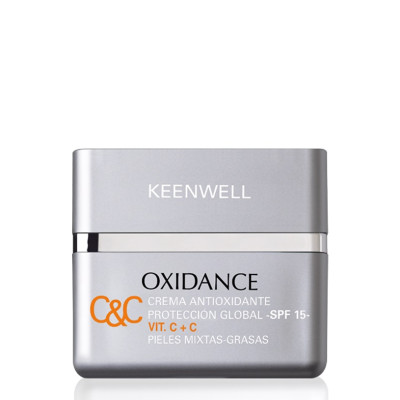 Keenwell Oxidance C&C Antioxidant Multidefense Cream SPF15 OILY-MIX SKIN 50ml — Жирна шкіра Keenwell Oxidance C&C Antioxidant Multidefense Cream SPF15 OILY-MIX SKIN 50ml — Жирна шкіра