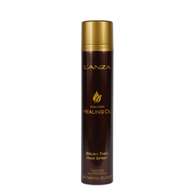 L'Anza Keratin Healing Oil Brush Thru Hair Spray 350ml|ヘアスタイリング L'Anza Keratin Healing Oil Brush Thru Hair Spray 350ml|ヘアスタイリング