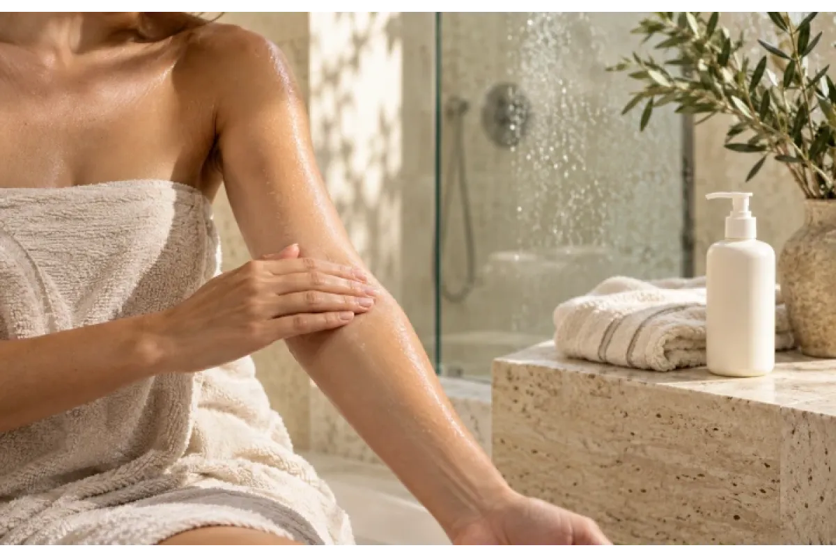 Pelle del corpo che tira dopo la doccia: come scegliere detergente e idratante senza sentirsi appiccicosi