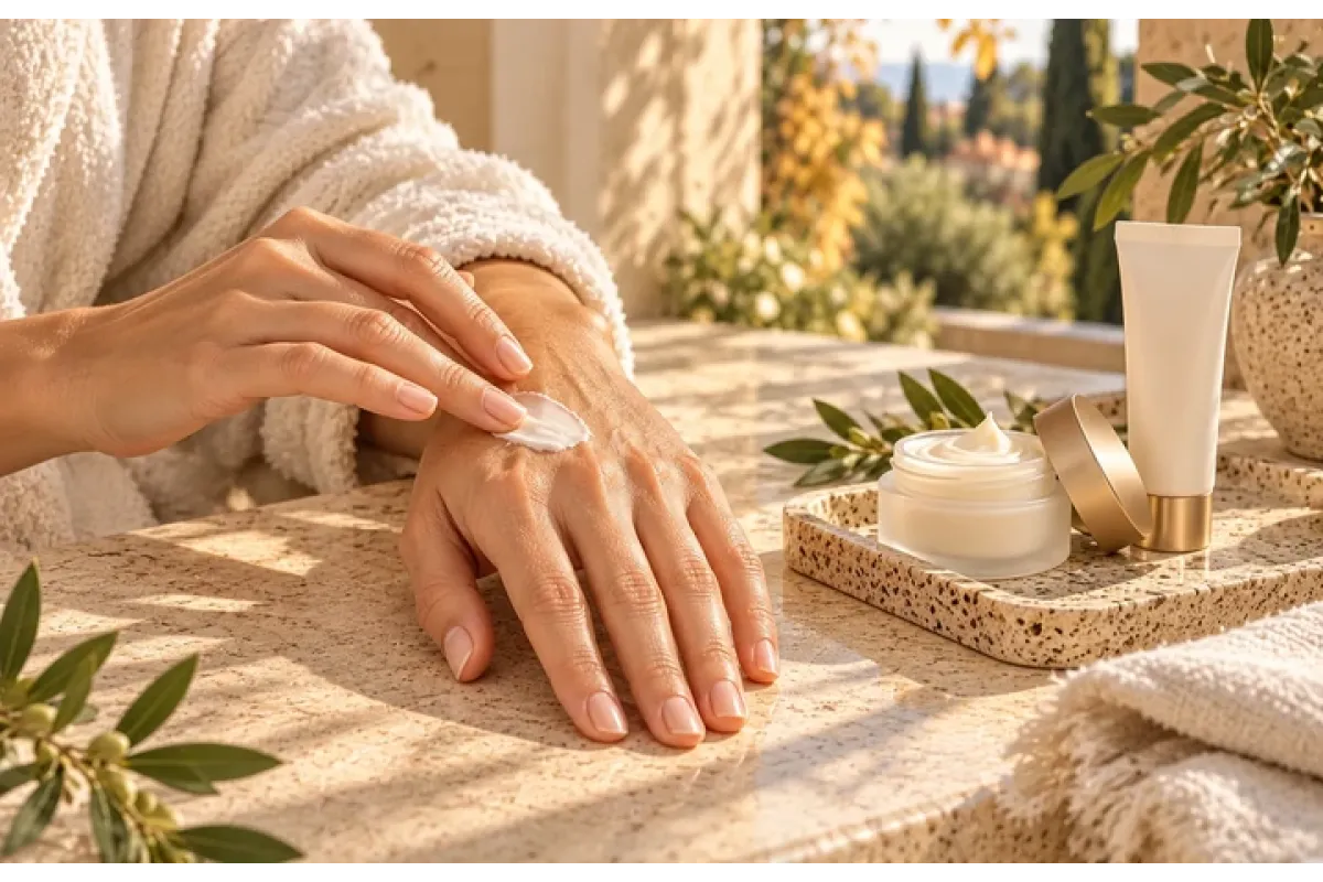 Mani e cuticole secche in autunno: come scegliere crema, trattamento notte e cura delle unghie