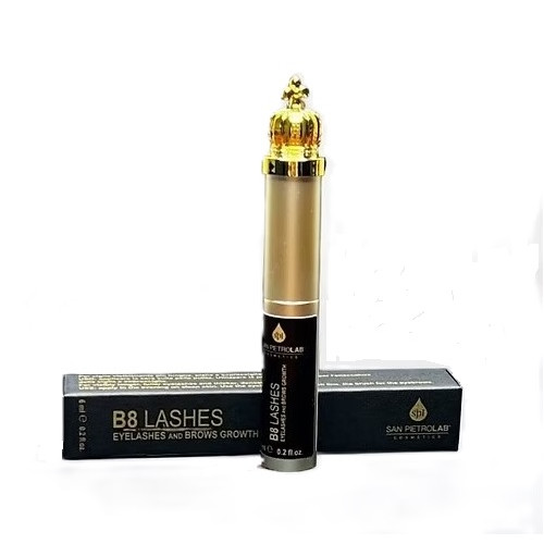 San Pietro Lab B8 Eyelashes and Brows Growth Serum 6ml — Cura occhi e labbra San Pietro Lab B8 Eyelashes and Brows Growth Serum 6ml — Cura occhi e labbra