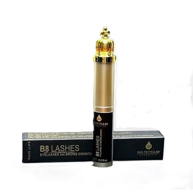 San Pietro Lab B8 Eyelashes and Brows Growth Serum 6ml — Silma- ja huulehooldus San Pietro Lab B8 Eyelashes and Brows Growth Serum 6ml — Silma- ja huulehooldus