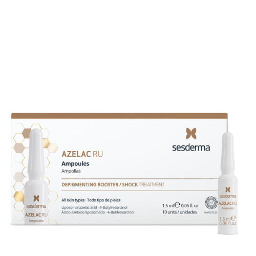 SeSDerma Azelac Ru Ampoules Depigmentating Booster (10x1.5ml) — Siero SeSDerma Azelac Ru Ampoules Depigmentating Booster (10x1.5ml) — Siero
