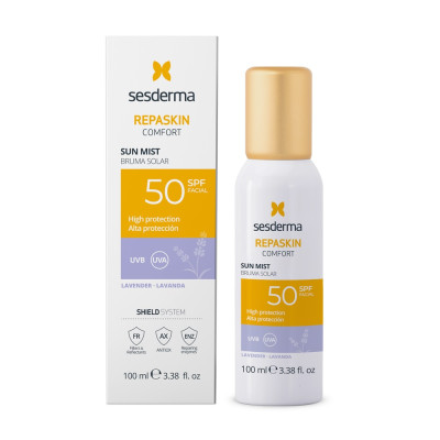 Sesderma Repaskin Comfort Mist Lavender SPF50 (100ml) — Лицо Sesderma Repaskin Comfort Mist Lavender SPF50 (100ml) — Лицо