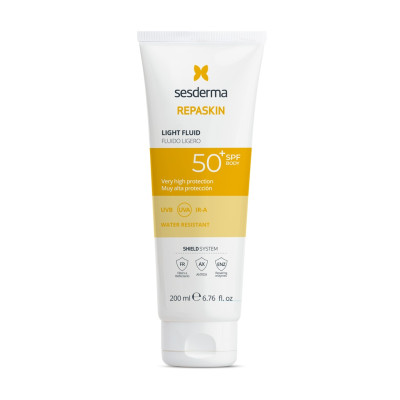 Sesderma Repaskin Light Fluid SPF50+ (200ml) — Тело Sesderma Repaskin Light Fluid SPF50+ (200ml) — Тело