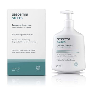 SeSDerma Salises Foamy Soap-Free Cream 300ml — Reinigung SeSDerma Salises Foamy Soap-Free Cream 300ml — Reinigung