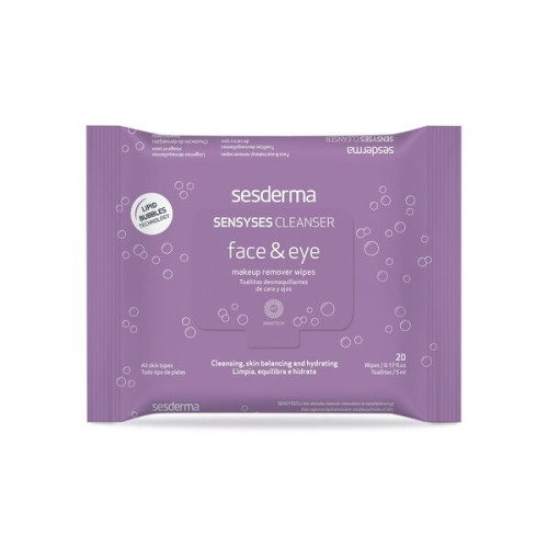 SeSDerma Sensyses Eye Makeup Remover Wipes 20 pieces — Догляд за очима та губами SeSDerma Sensyses Eye Makeup Remover Wipes 20 pieces — Догляд за очима та губами
