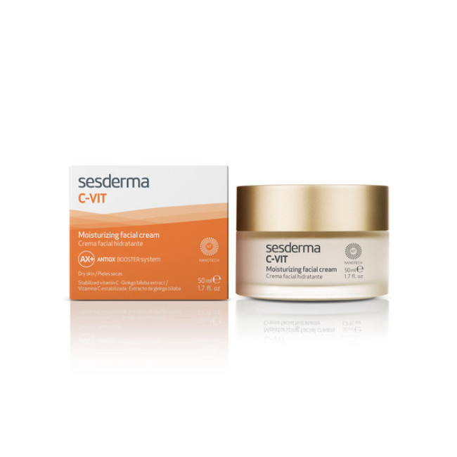 SeSDerma C-Vit Antiox Booster Moisturizing Facial Cream 50ml — Антивіковий догляд / Проти зморщок SeSDerma C-Vit Antiox Booster Moisturizing Facial Cream 50ml — Антивіковий догляд / Проти зморщок