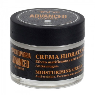 Tahe Advanced Barber 403 Euphoria Moisturising Matt Effect Anti-Wrinkle Cream 50ml — Meeste nahahooldus Tahe Advanced Barber 403 Euphoria Moisturising Matt Effect Anti-Wrinkle Cream 50ml — Meeste nahahooldus
