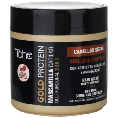 Tahe Gold Protein 3in1 Nourishing Dry Hair Mask 400ml|マスク Tahe Gold Protein 3in1 Nourishing Dry Hair Mask 400ml|マスク