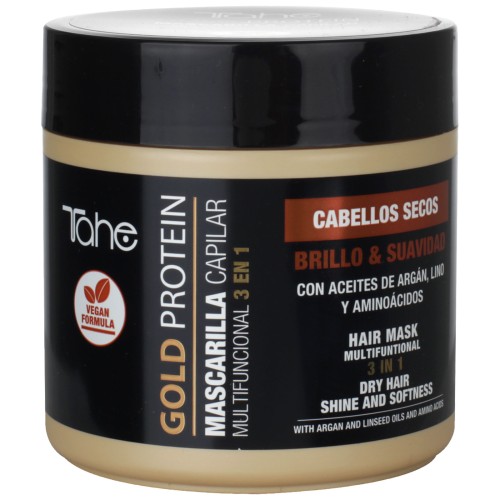 Tahe Gold Protein 3in1 Nourishing Dry Hair Mask 400ml — Маски Tahe Gold Protein 3in1 Nourishing Dry Hair Mask 400ml — Маски