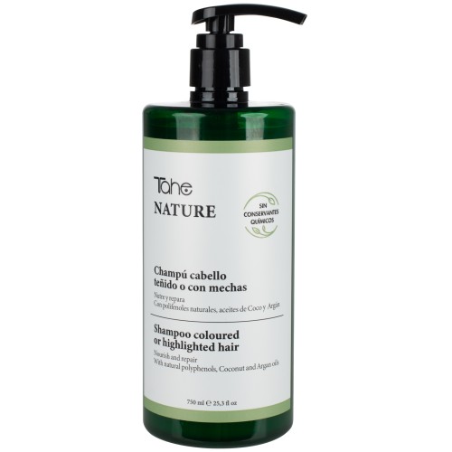 Tahe Nature Coloured or Highlighted Hair Shampoo 750ml — Шампуни Tahe Nature Coloured or Highlighted Hair Shampoo 750ml — Шампуни