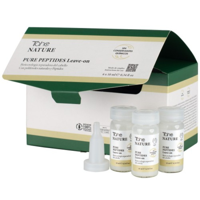 Tahe Nature Pure Peptides Deep Anti-Breakage Leave-on Treatment 6x10ml — Trattamenti Tahe Nature Pure Peptides Deep Anti-Breakage Leave-on Treatment 6x10ml — Trattamenti