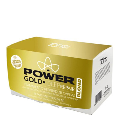Tahe Power Gold Deep Repair Blond 6x10ml — Процедуры и уход Tahe Power Gold Deep Repair Blond 6x10ml — Процедуры и уход